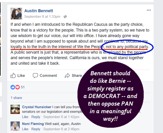 austin bennett democrat